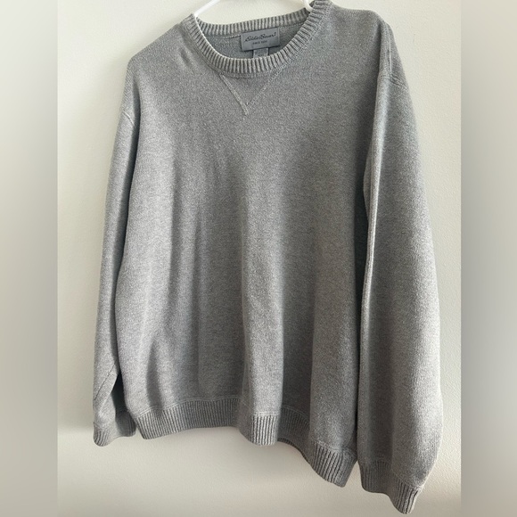 Eddie Bauer Gray Crewneck Sweater for Men - Picture 1 of 4